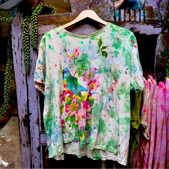 NWT Magnolia Pearl Songbird Art Class Tee One Size - Picture 4 of 9